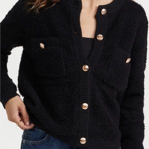 line & dot cardigan